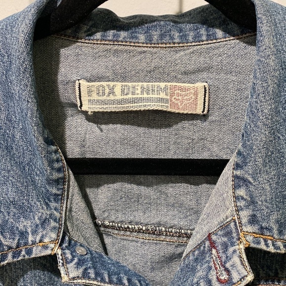 Fox Racing Jean Jacket Vintage EUC - Picture 3 of 14